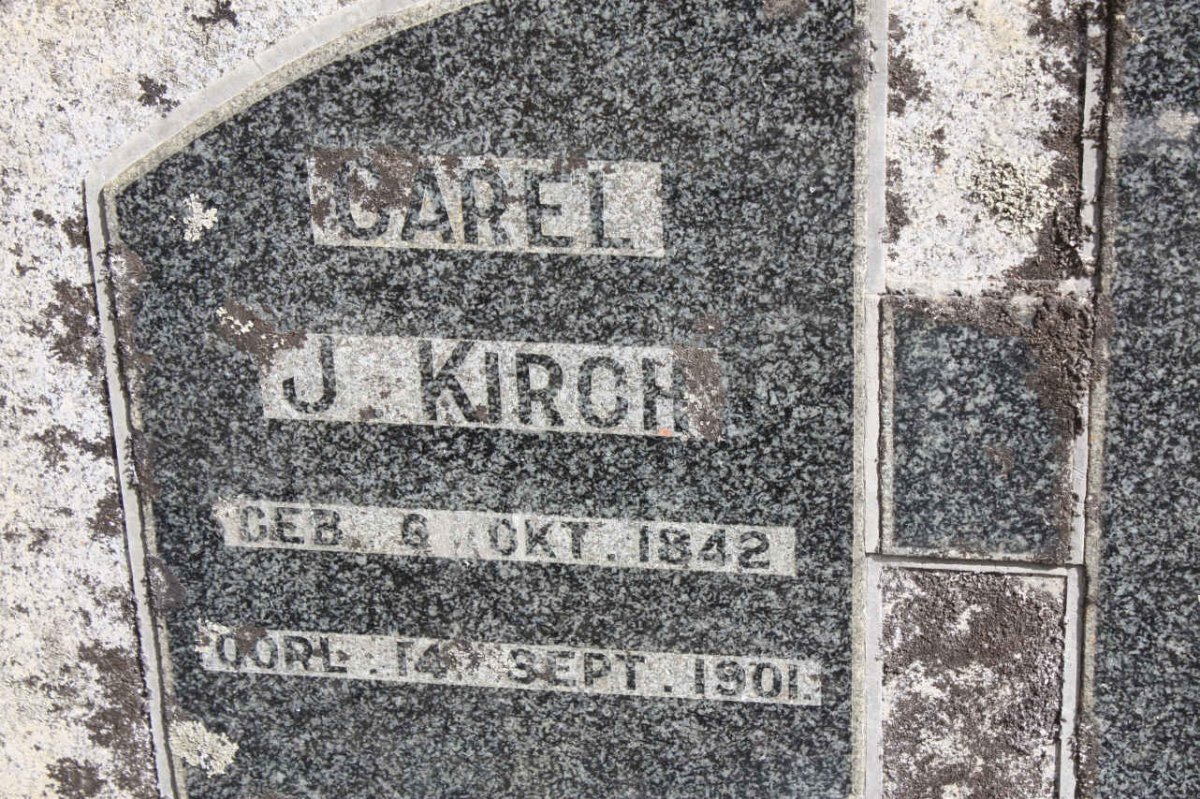 KIRCH Sarel J. 1842-1901