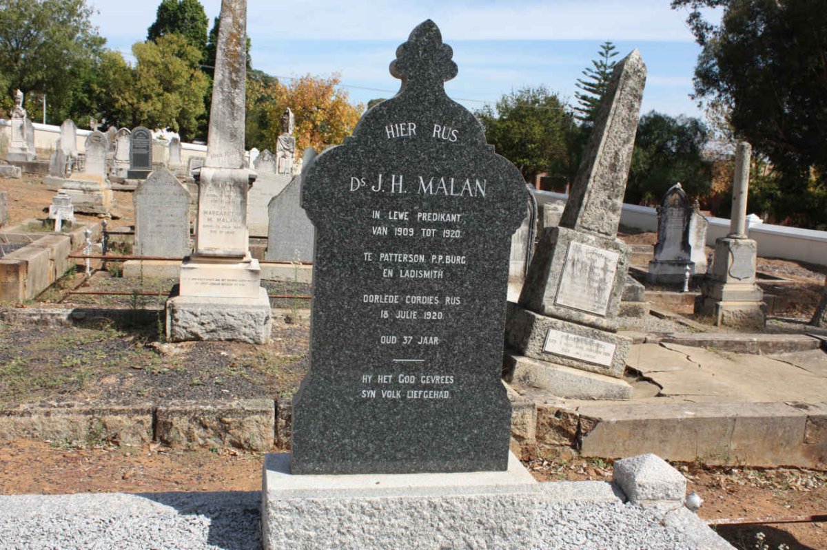 MALAN J.H. -1920