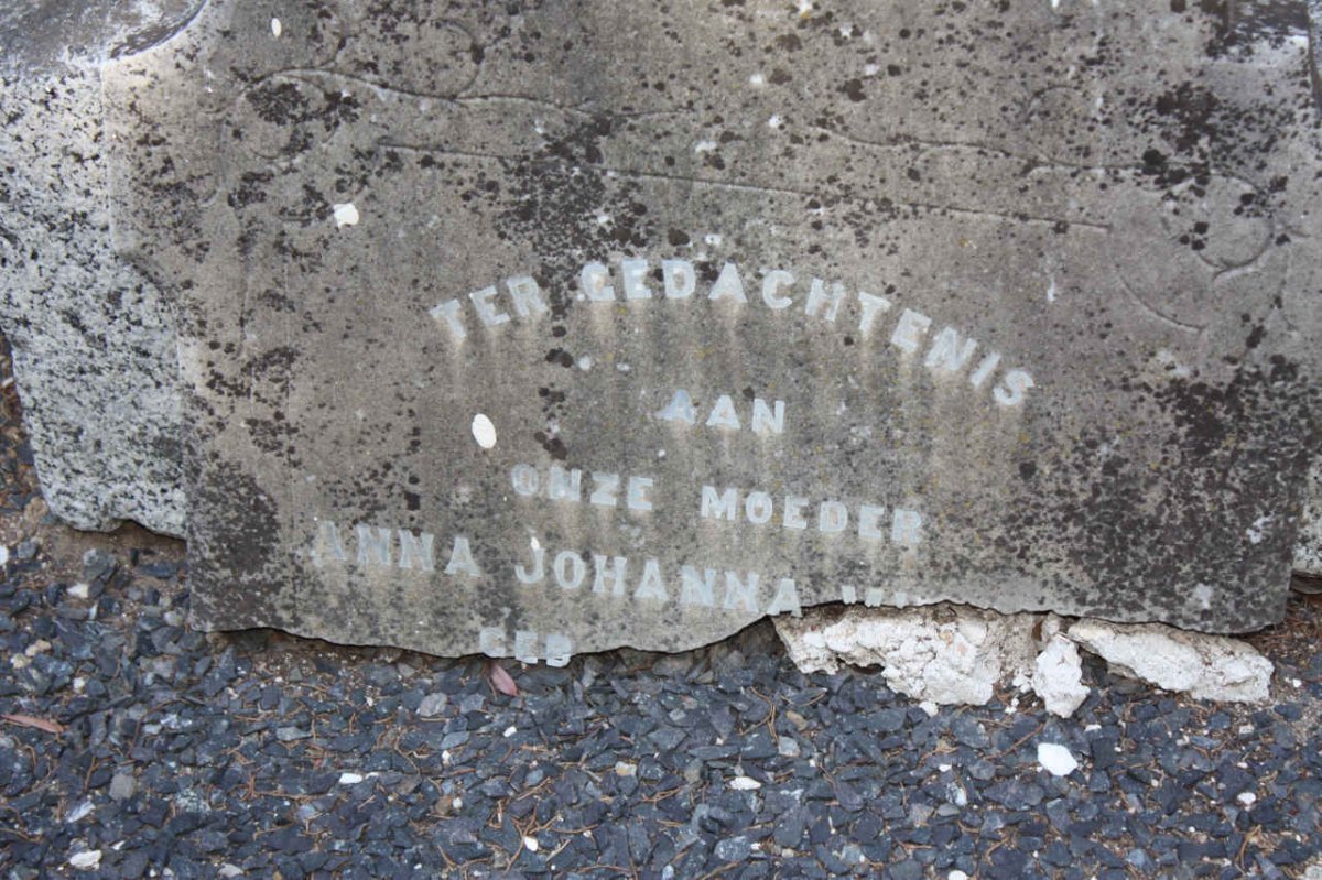 MALAN Anna Johanna, formerly JOUBERT nee MINNAAR 1815-1900