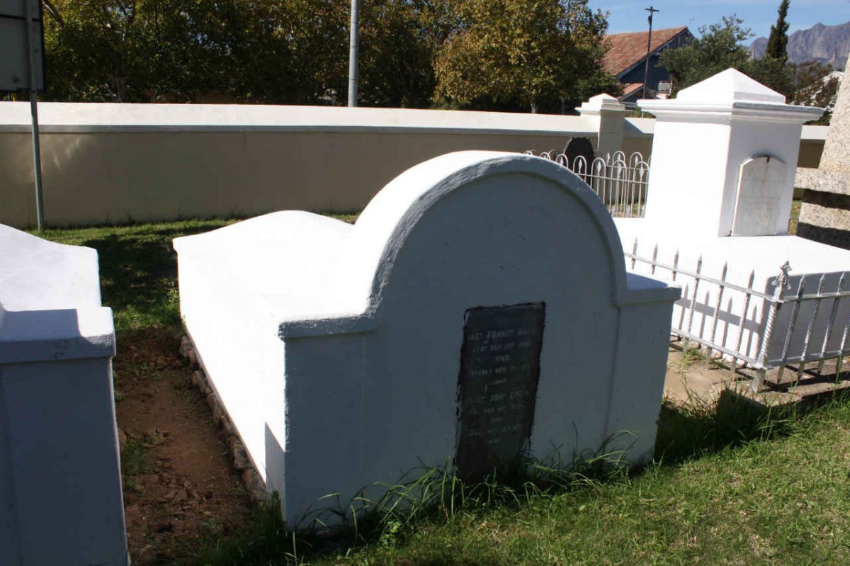 MALAN Jacobus Francois 1783-1862 &amp; Elizabeth Johanna LOUW 1802-1861