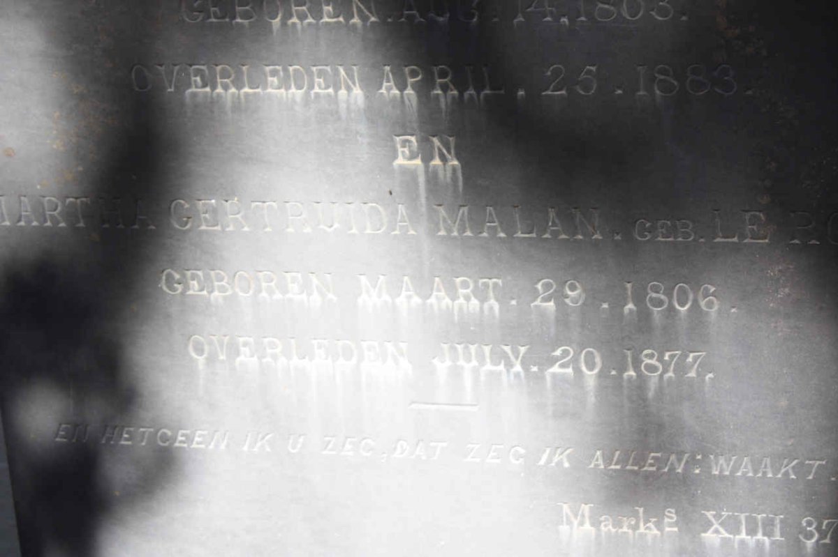 MALAN Martha Gertruida nee LE ROUX 1806-1877