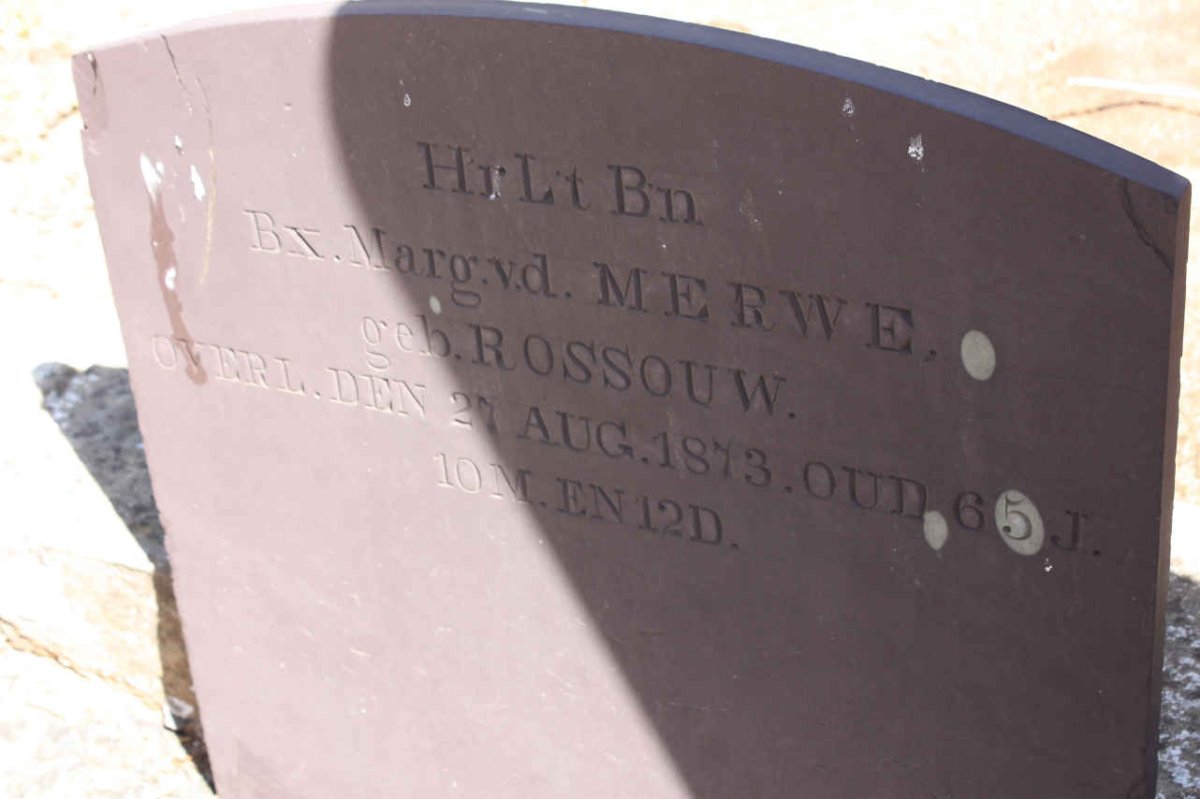 MERWE Beatrix Marg., v.d nee ROSSOUW -1873