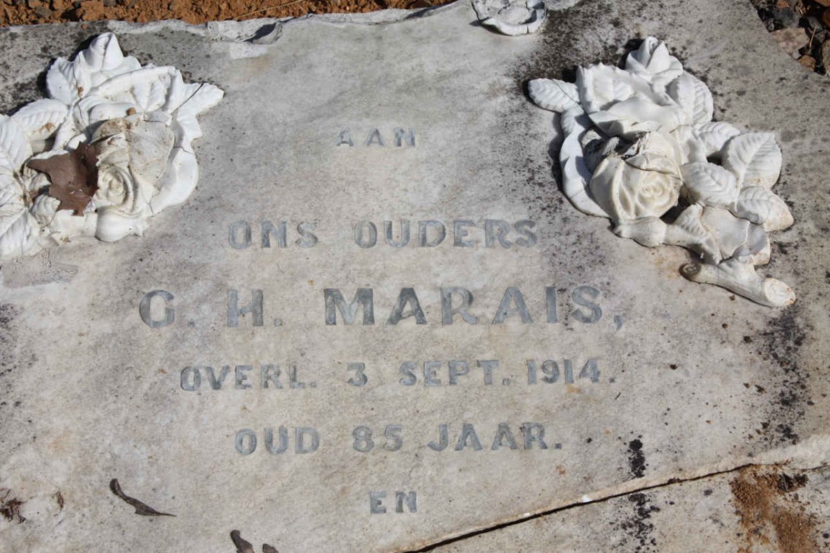 MARAIS C H. -1914