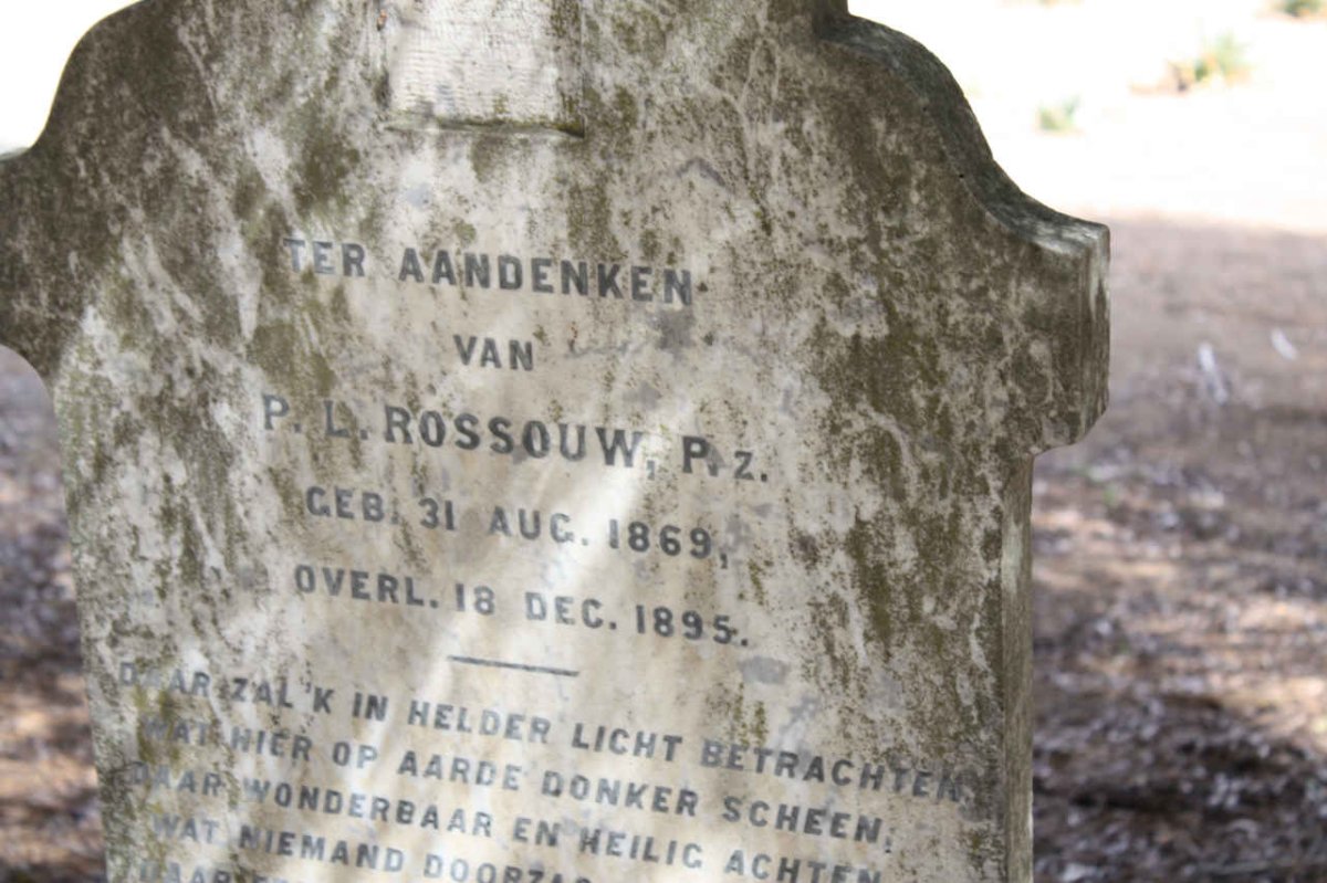 ROSSOUW P.L. 1869-1895