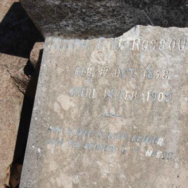 ROSSOUW Stephanus F.D. 1858-1902