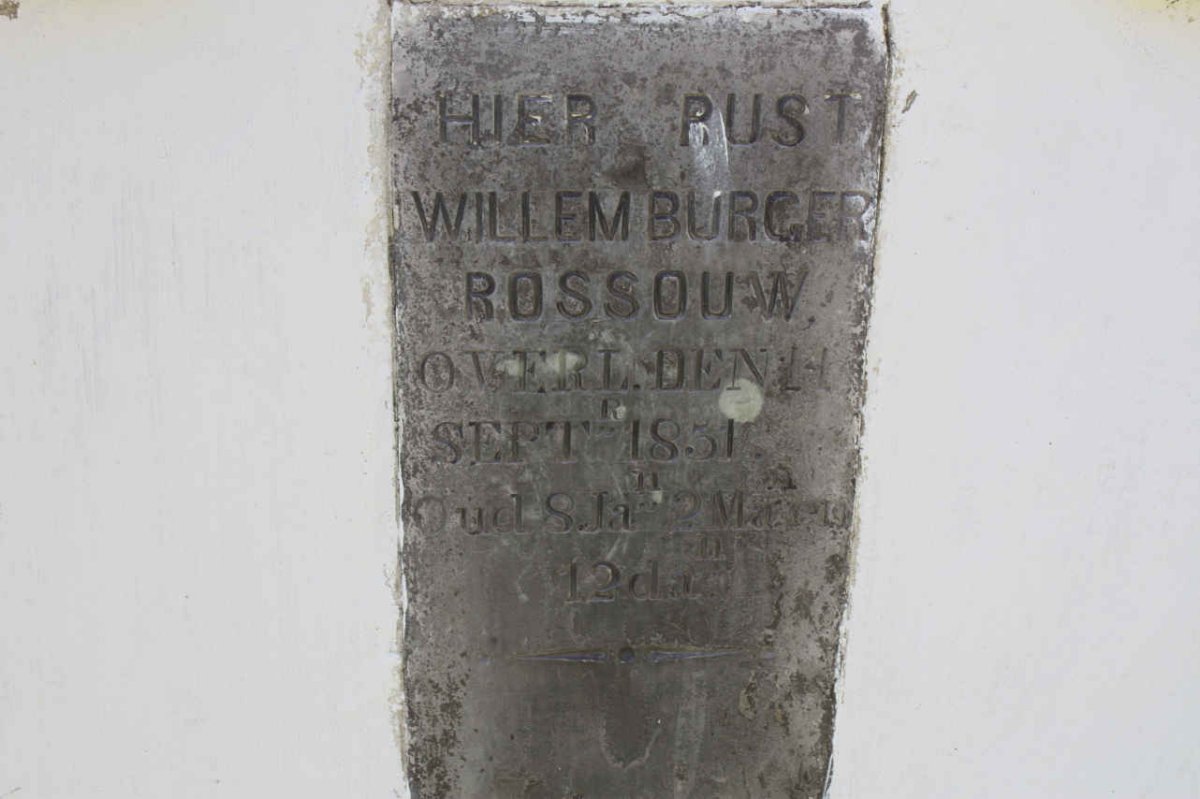 ROSSOUW Willem Burger -1851