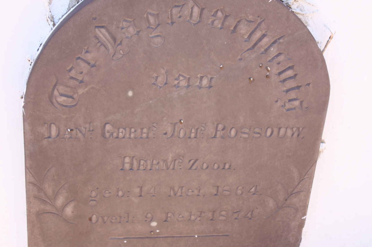 ROSSOUW Daniel Gerhardus Johannes 1864-1874