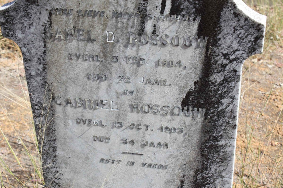 ROSSOUW Sarel D. -1904 :: ROSSOUW Gabriel -1903