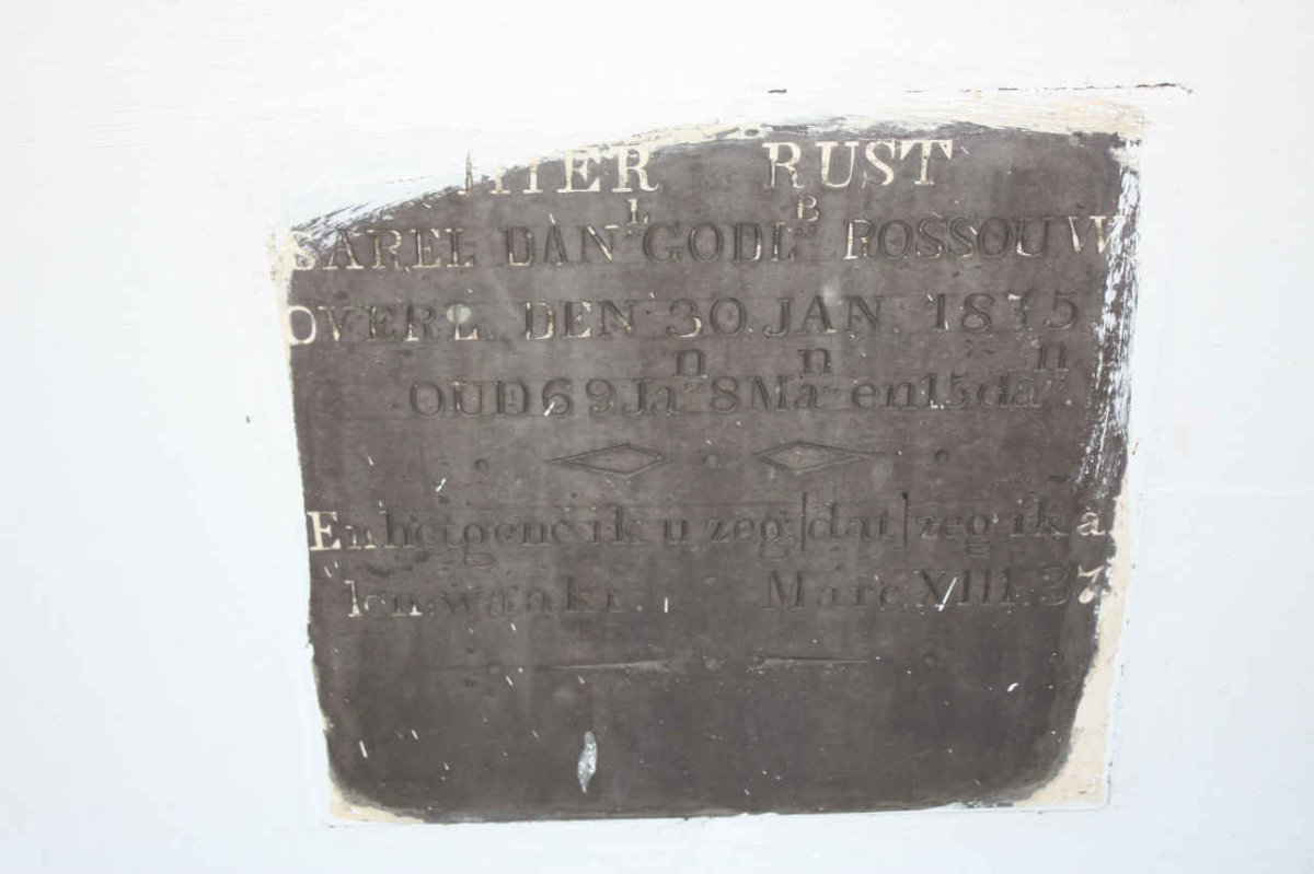 ROSSOUW Sarel Daniel Godlieb -1875