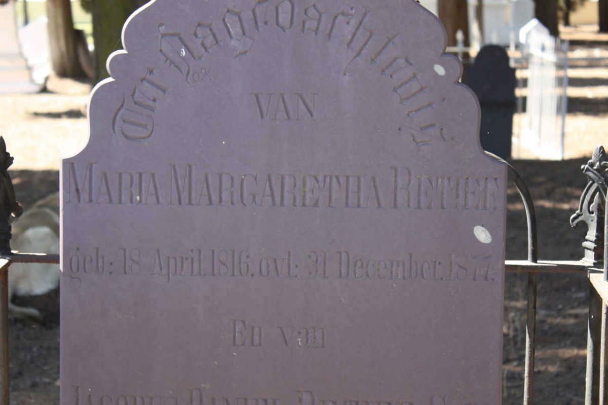 RETIEF Maria Margaret 1816-1877