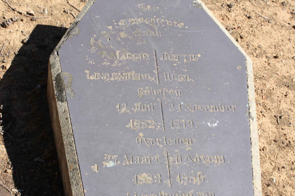 RETIEF Maggie Lindenberg 1882-1883 :: RETIEF Hettie Hugo 1879-1886