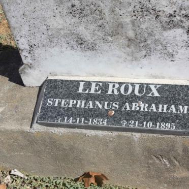 ROUX Stephanus Abraham, le 1834-1895 