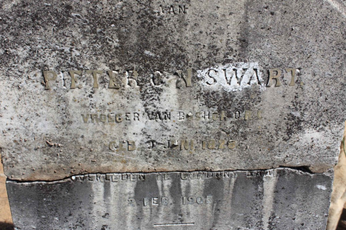 SWART Pieter C.N. 1828-1903