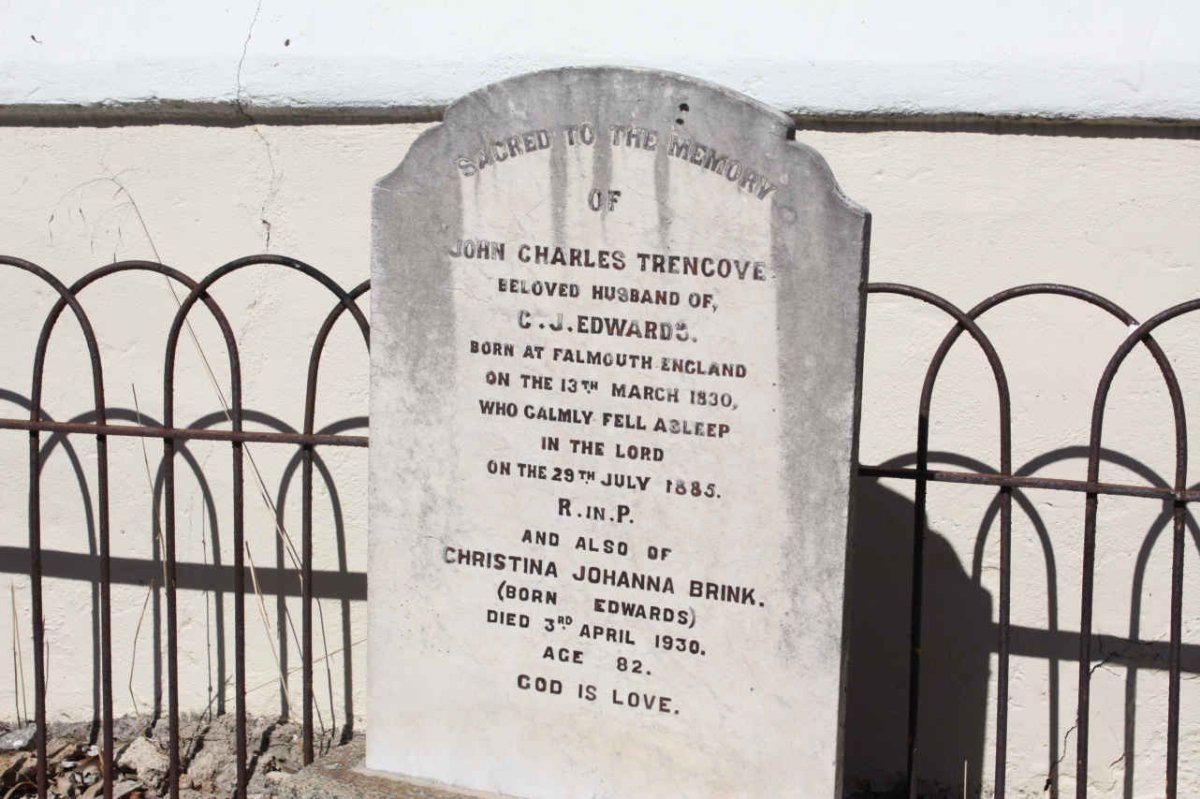TRENCOVE John Charles 1830-1885 :: BRINK Christina Johanna nee EDWARDS -1939