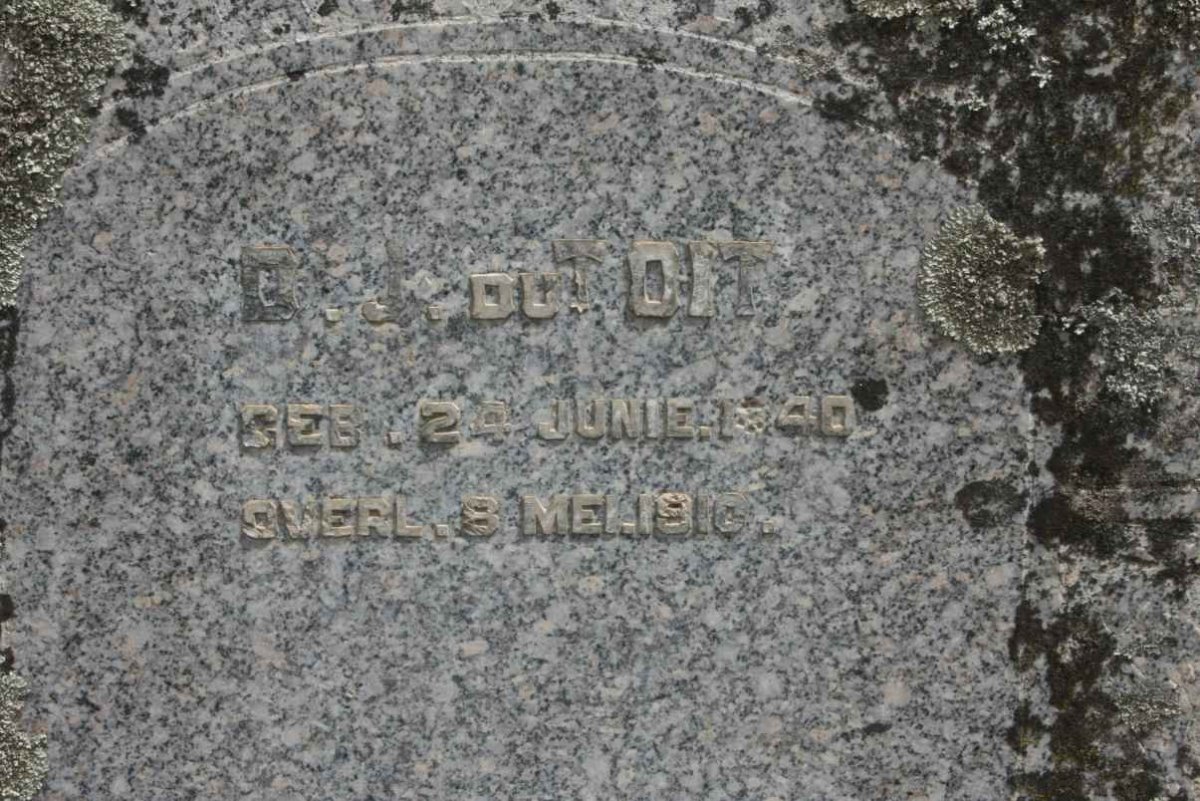 TOIT D.J., du 1840-1910