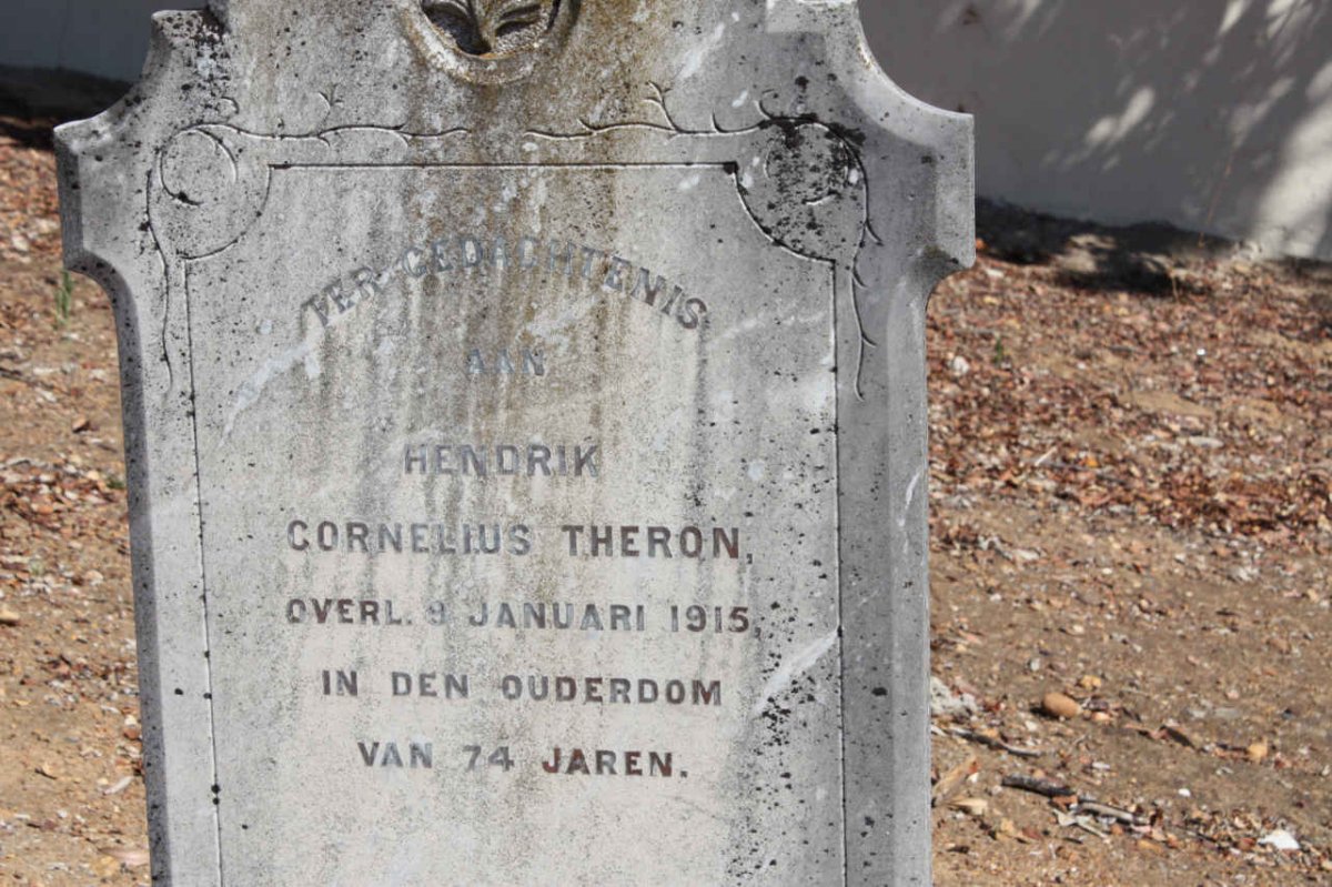 THERON Hendrik Cornelius -1915