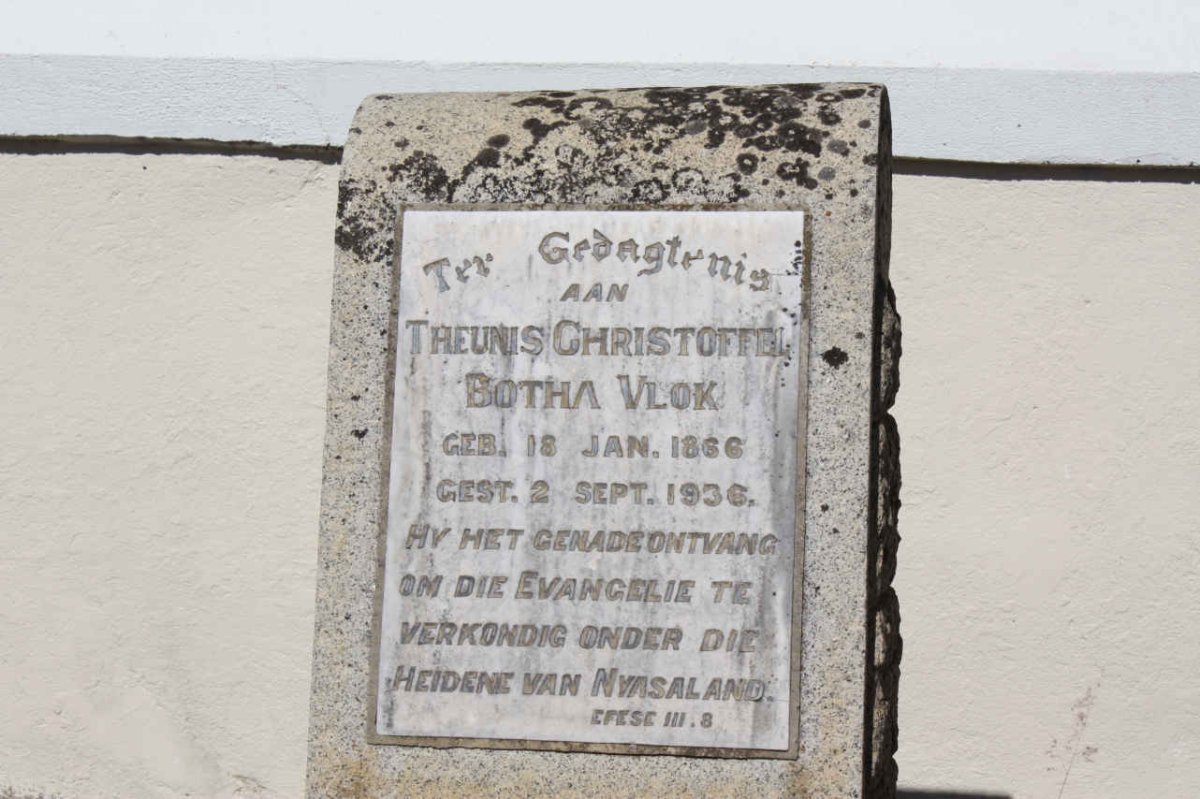 VLOK Theunis Christoffel Botha 1866-1936