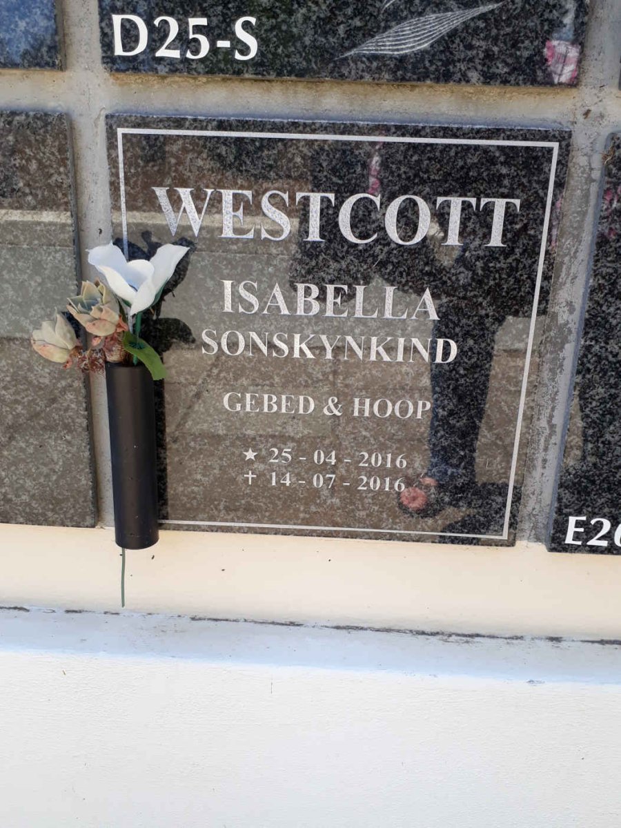 WESTCOTT Isabella 2016-2016