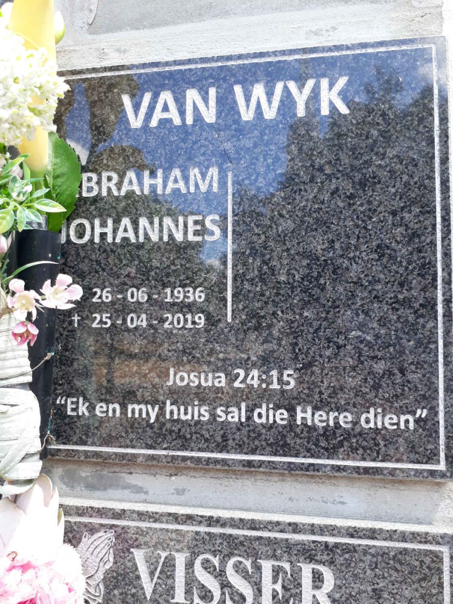 WYK Abraham Johannes, van 1936-2019