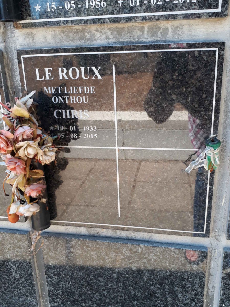 ROUX Chris, le 1933-2015