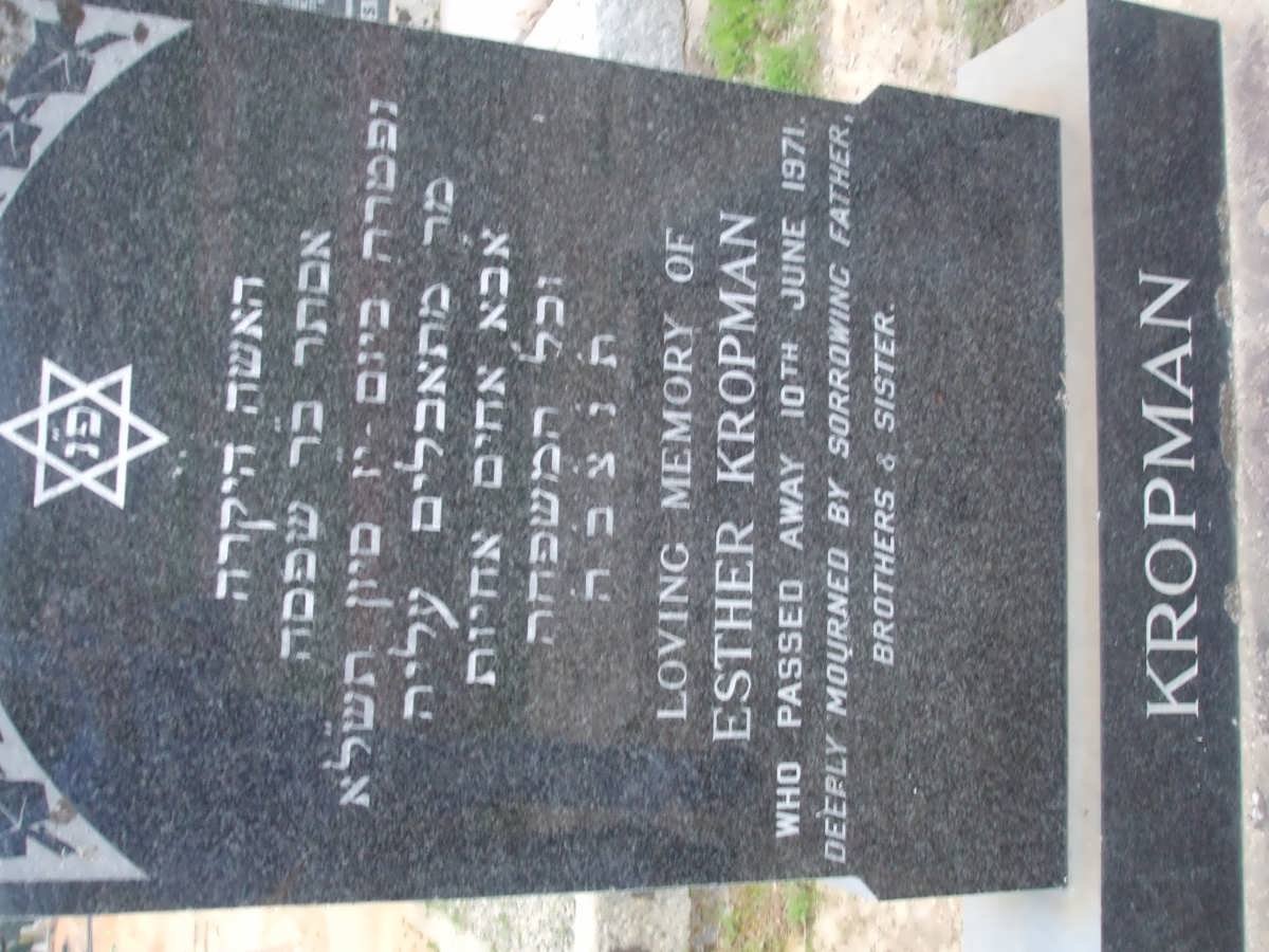 KROPMAN Esther -1971