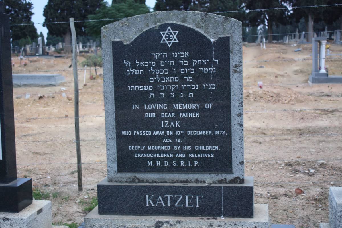 KATZEF Izak -1972
