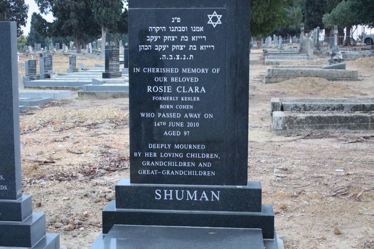 SHUMAN Rosie Clara -2010