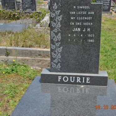 FOURIE Johan J.H. 1923-1980