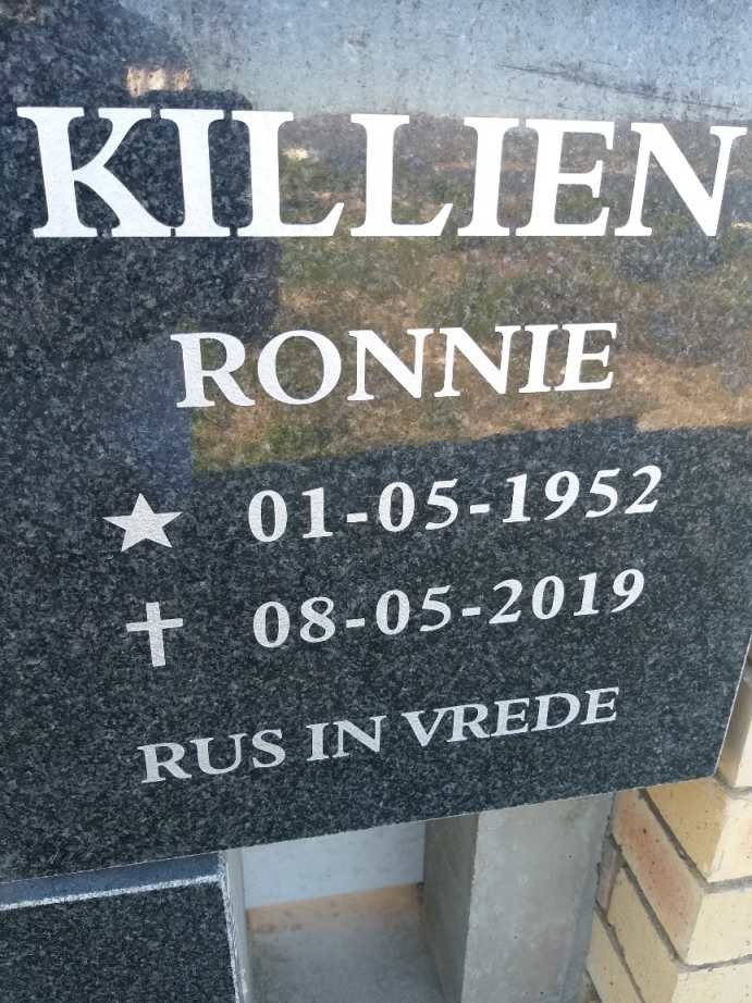 KILLIEN Ronnie 1952-2019