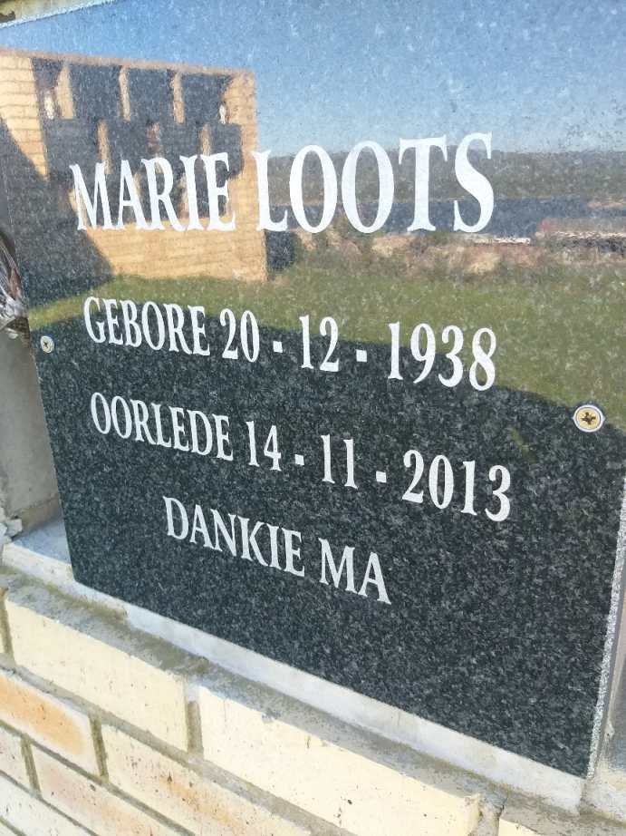 LOOTS Marie 1938-2013