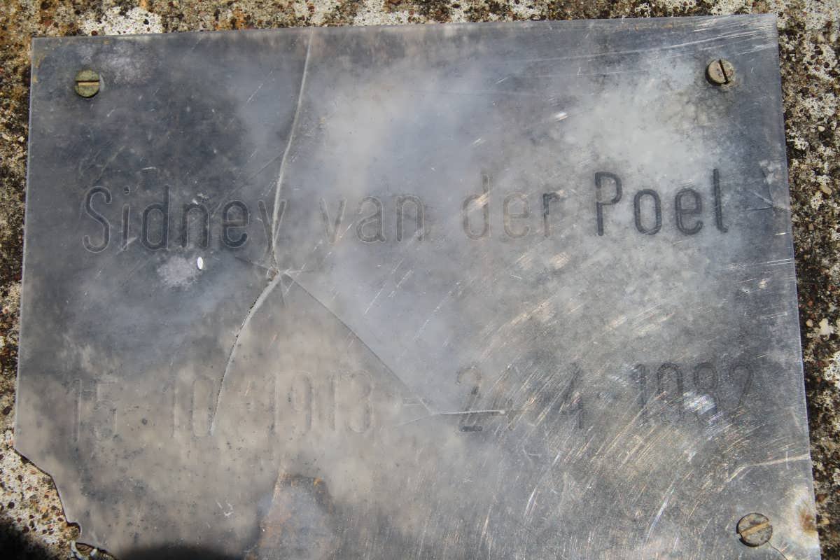 POEL Sidney, van der 1918-1982