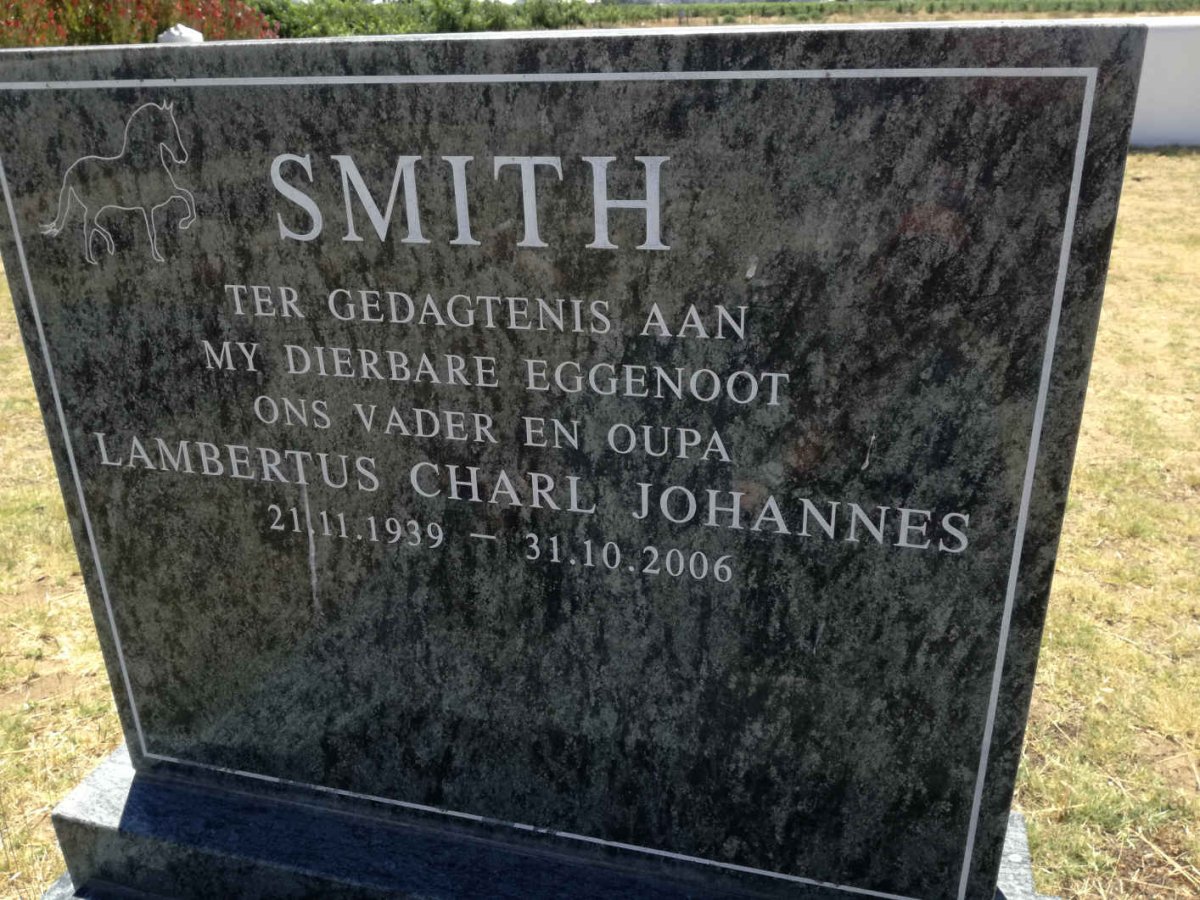 SMITH Lambertus Charl Johannes 1939-2006