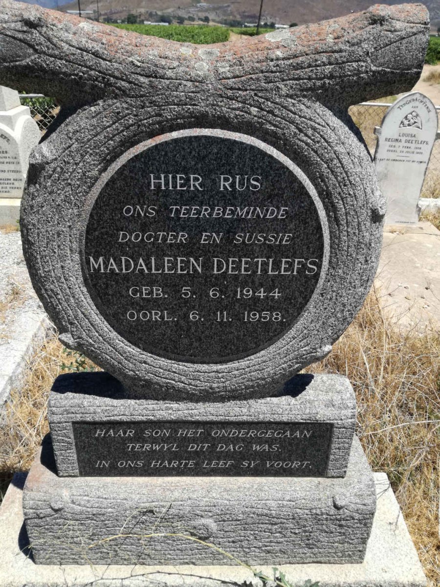 DEETLEFS Madaleen 1944-1958