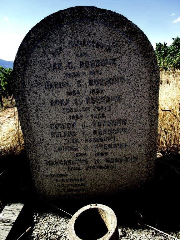 ROSSOUW Jan G. 1834-1871 :: ROSSOUW Daniel G. 1854-1907 :: ROSSOUW Anna L. nee DU TOIT 1849-1930 :: ROSSOUW Gideon J.