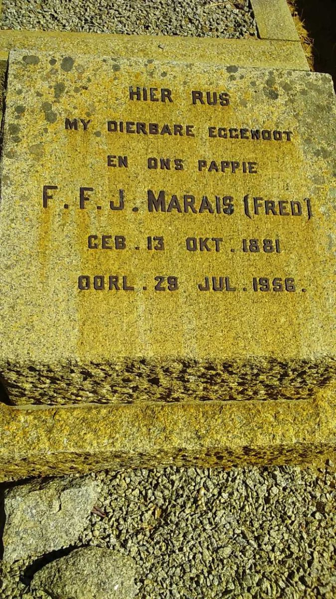 MARAIS F.J.J. 1881-1956
