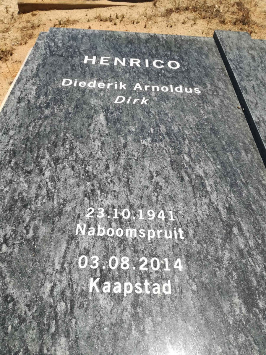 HENRICO Diederick Arnoldus 1941-2014