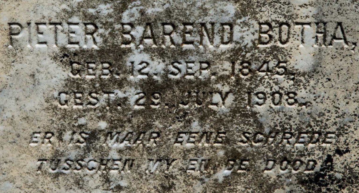 BOTHA Pieter Barend 1845-1908