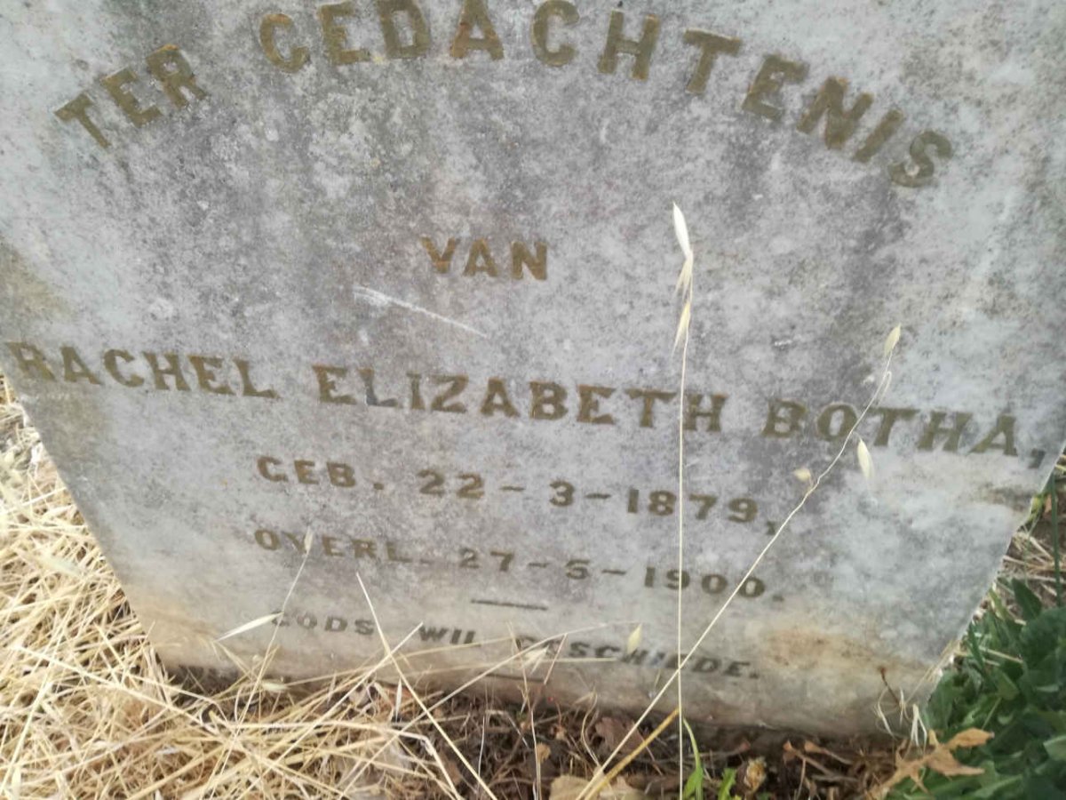 BOTHA Rachel Elizabeth 1879-1900
