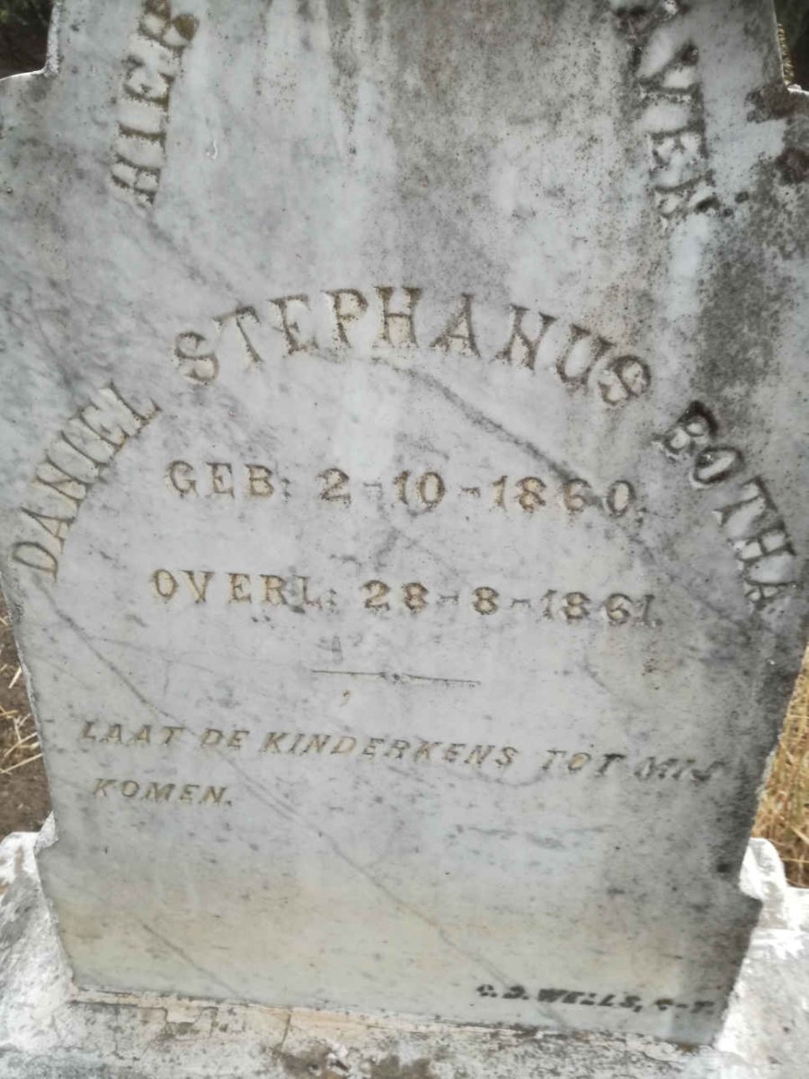 BOTHA Daniel Stephanus 1860-1861