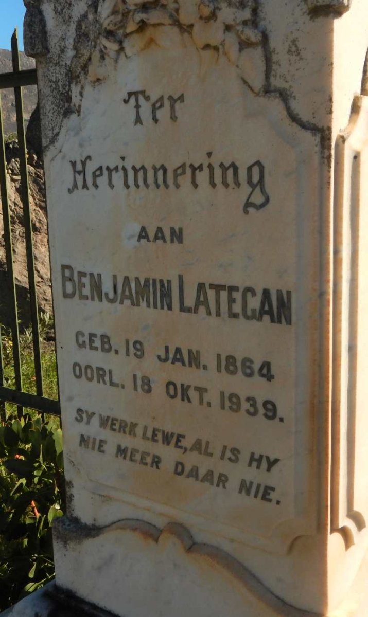 LATEGAN Benjamin 1864-1939