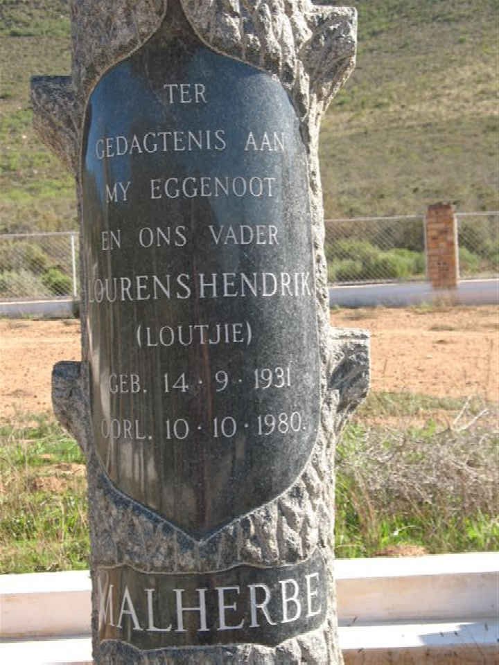 MALHERBE Lourens Hendrik 1931-1980