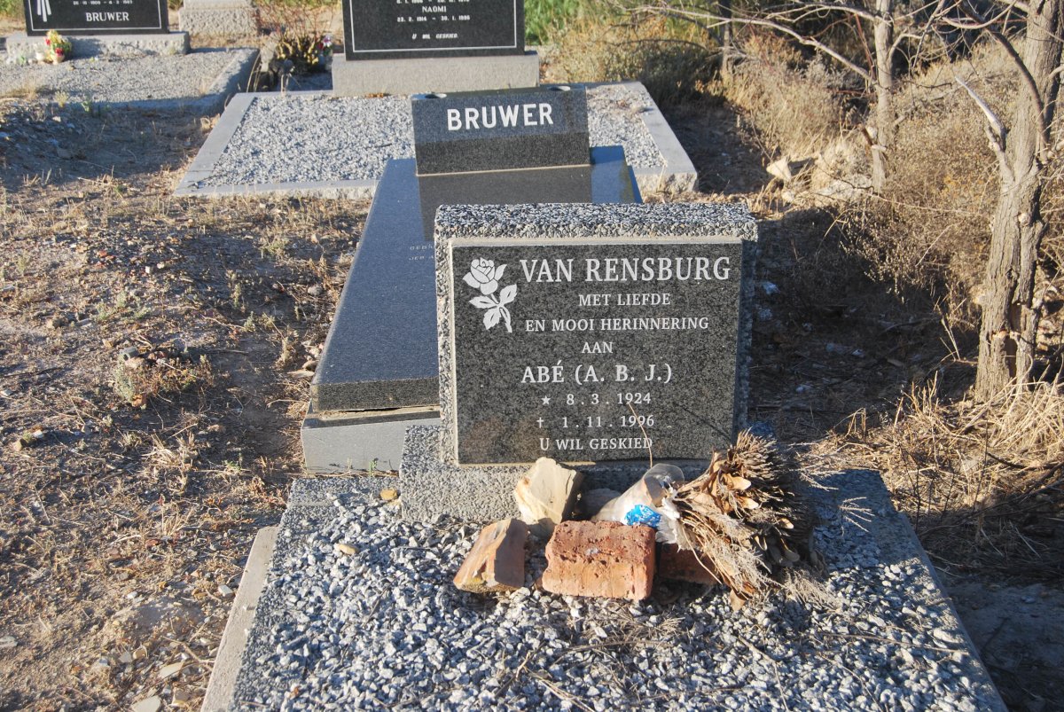 RENSBURG A.B.J., van 1924-1996