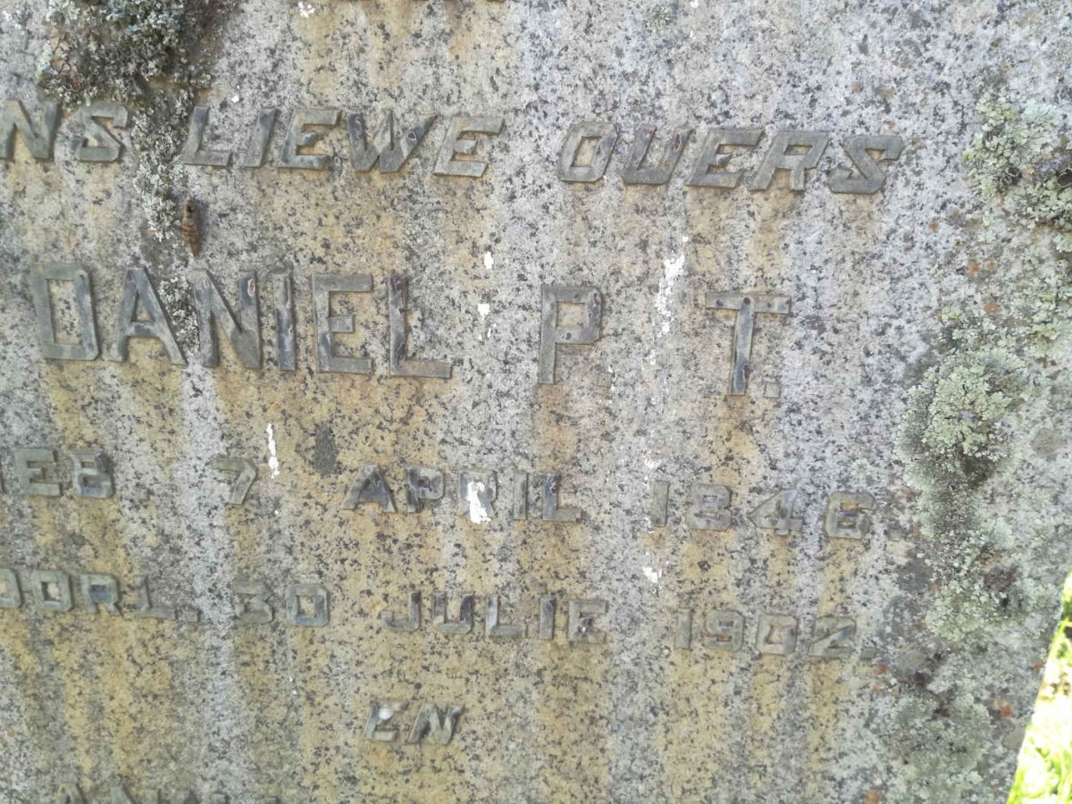PREEZ Daniel P.T., du 1846-1902 &amp; Anna Louisa DEETLEFS 1851-1935