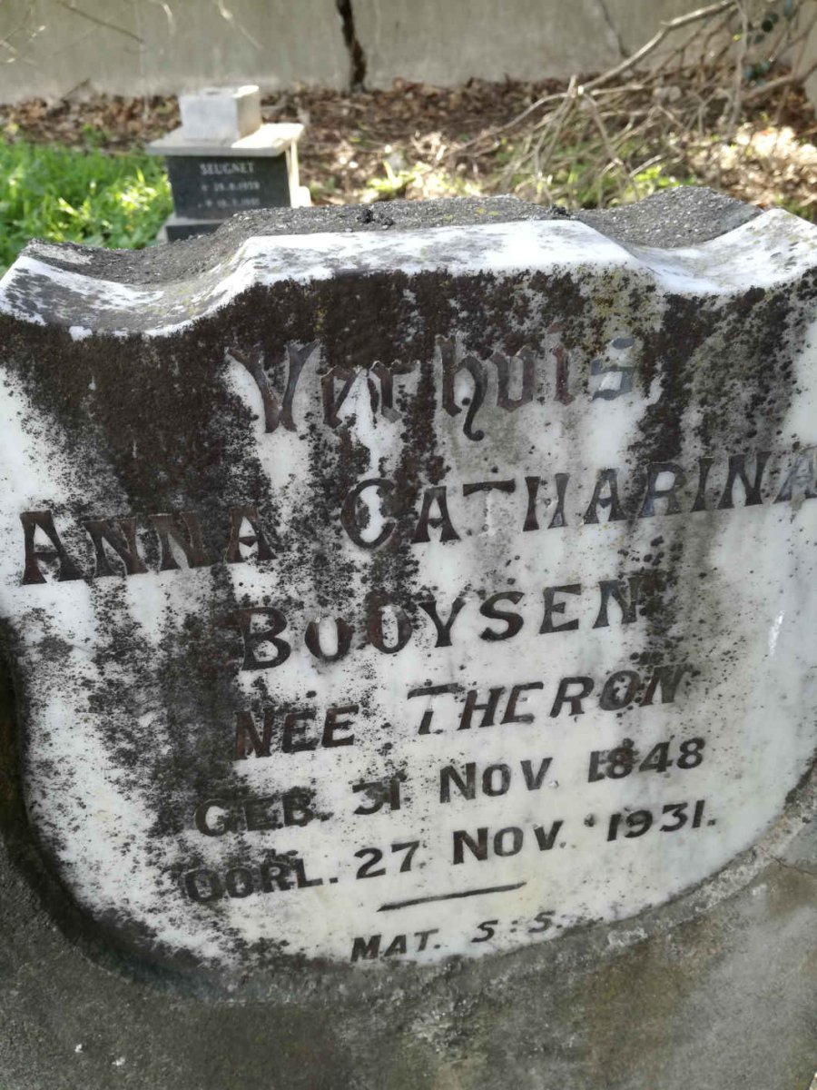 BOOYSEN Anna Catharina nee THERON 1848-1931