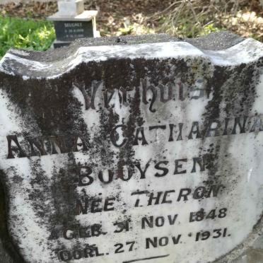 SIMONIS Jacomina Hendrina nee BOOYSEN 1885-1931 :: BOOYSEN Anna Catharina nee THERON 1848-1931