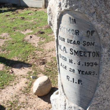 SMEETON W.A. -1934 