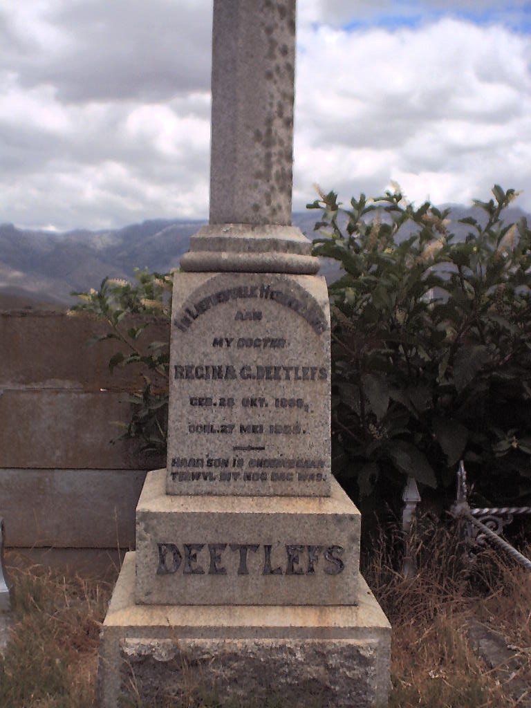 DEETLEFS Regina G. 1909-1929