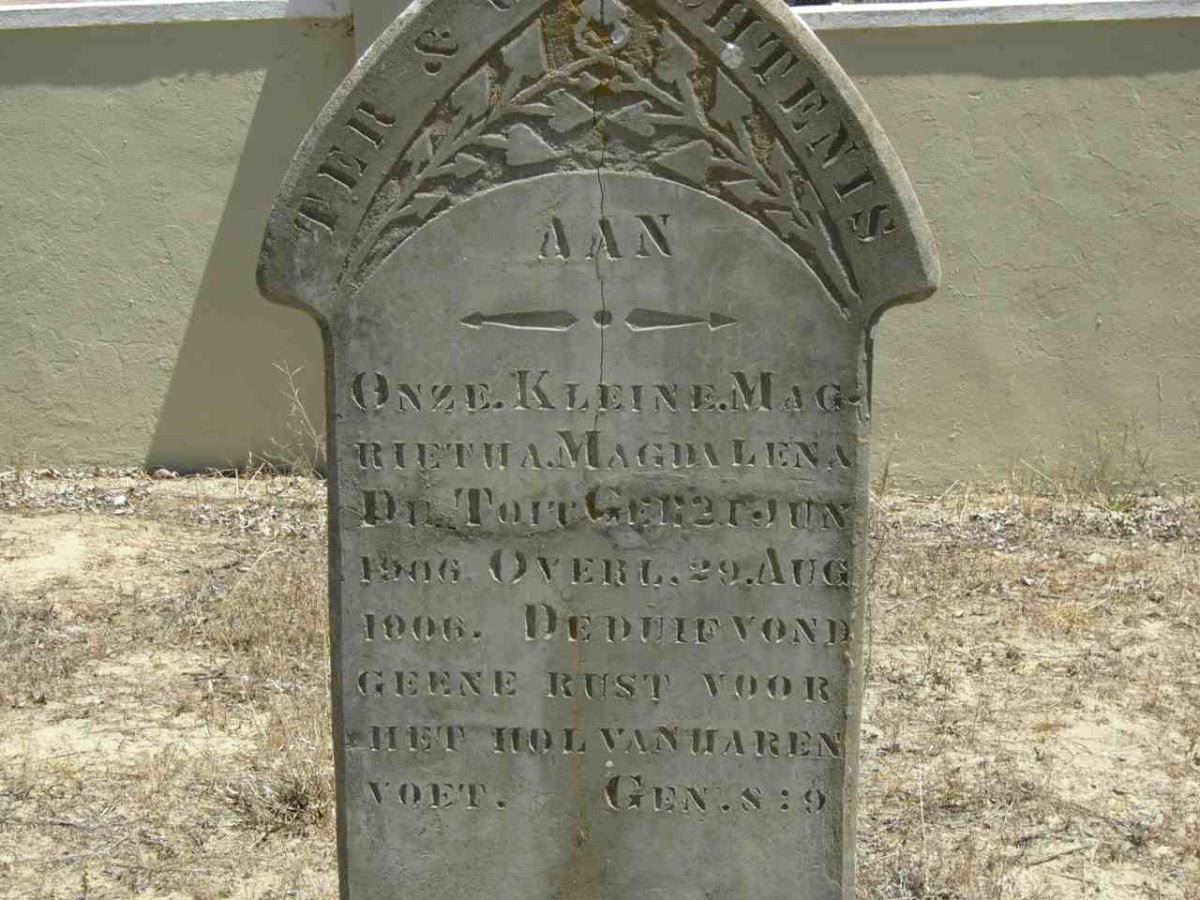 TOIT Magrietha Magdalena, du 1906-1906