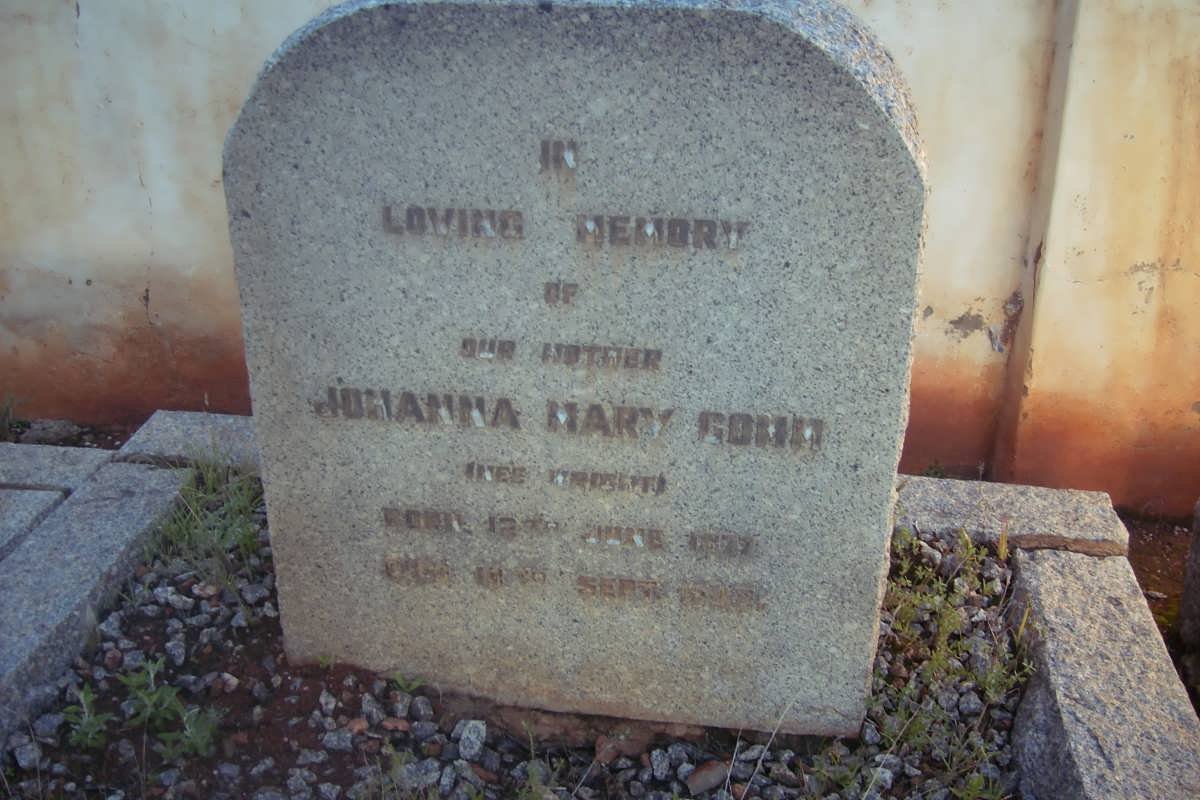 GOMM Johanna Mary nee ? 1877-19??