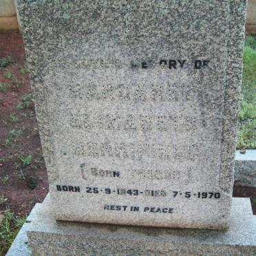 MERRIFIELD Margaret Elizabeth nee THERON 1943-1970